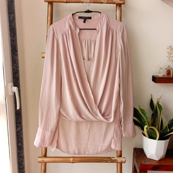BCBGMaxAzria Tops - BCBG MaxAzria Blush Pink Top